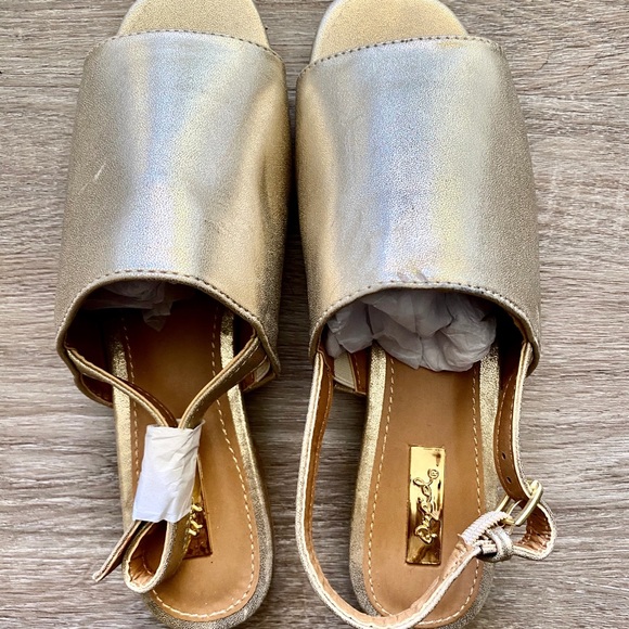 Qupid faux leather slingback sandals - Picture 3 of 6